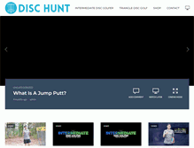 Tablet Screenshot of dischunt.com